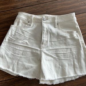 Sincerely Jules off white jean shorts